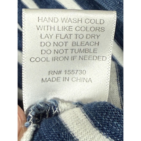 Jane and Delancey Dress Small Striped Tank Summer Sundress Coastal Nautical - Picture 8 of 11